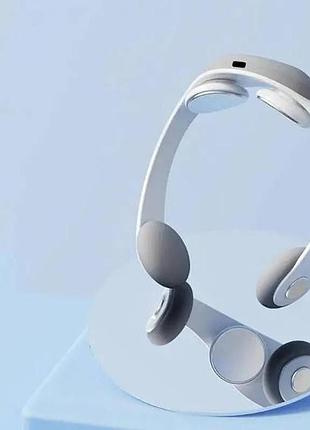 Массажер импульсный для шеи neck massager pr-a09 серый top shop ua_