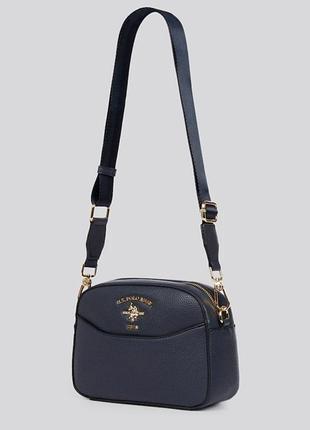 U.s. polo assn. stanford crossbody - маленькая сумка через плечо. в синем цвете.