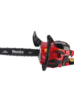 Ланцюгова бензинова пила ronix 4648, 450мм