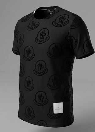 Люксовая мужская t-shirt moncler grenoble all-over print, имталия размер - xxl ( xl)