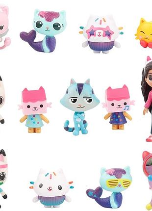 Набір міні фігурок фігурки чарівний будиночок габбі 13 шт