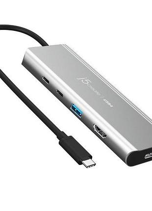 Багатопортовий мультиадаптер j5create jcd401-n, usb-c 7-в-1