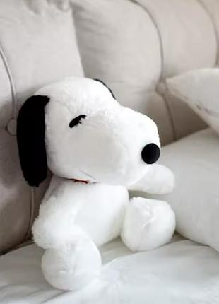 Большая мягкая детская плюшевая игрушка собака снупи snoopy 40 cм