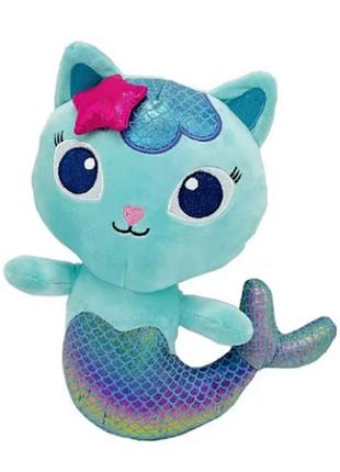 Мягкая детская игрушка кошка русалка волшебный домик габби 25 cм