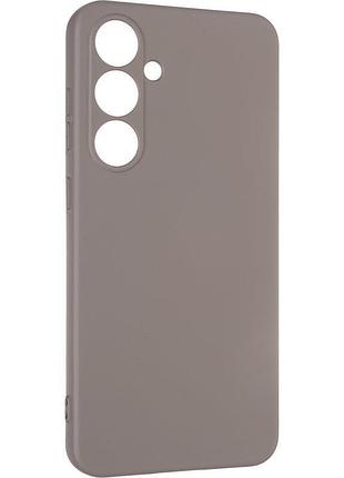 Чохол fiji full soft premium для samsung galaxy s25 (s931) протиударний бампер з мікрофіброю grey