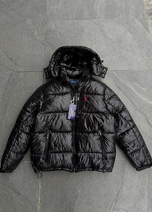 🔥 лакований пуховик polo ralph lauren — ексклюзивний стиль та тепло! ❄️