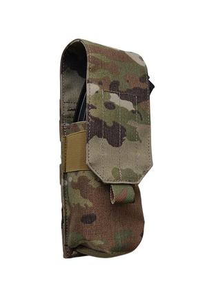 Подсумок r-kit с клапаном на 2 магазина ак multicam