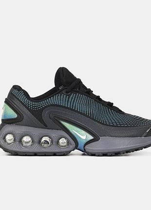 Мужские кроссовки nike air max dn black white-hyper cobalt-rage green / smb+ 🔗