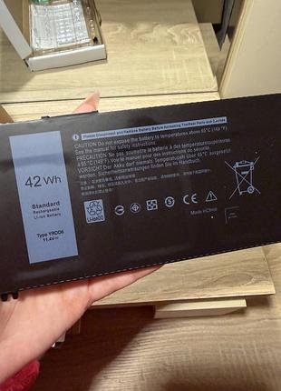 Акумулятор dell 42wh yrdd6 11.4v для ноутбука