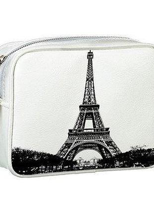 Сумка на ланцюжку cherie ейфелева вежа на білому фоні
