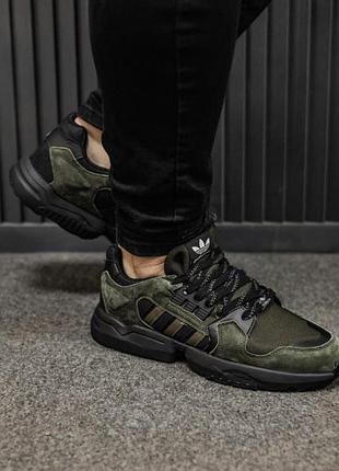 Мужские кроссовки adidas zx torsion olive black / smb+ 🔗
