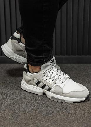 Чоловічі кросівки adidas zx torsion white black / smb+ 🔗