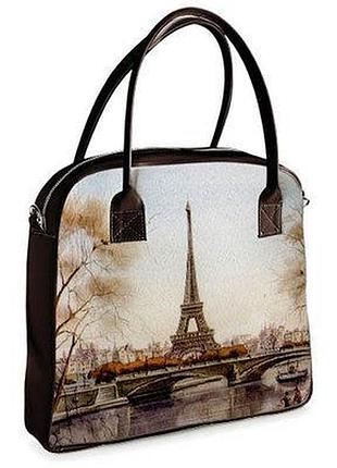 Сумка з принтом oxford ейфелева вежа, париж