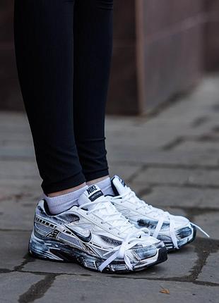 Р.37-45 кроссовки nike initiator custom white black nk331