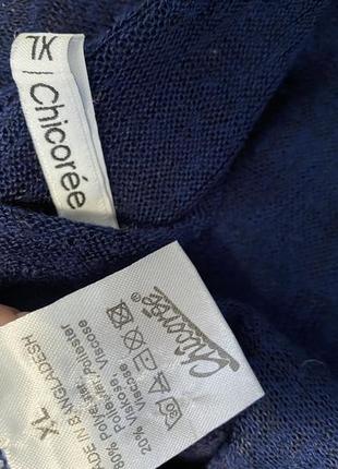 Chicopee-полупрозрачная блуза-кофточка 💙большой размер4 фото