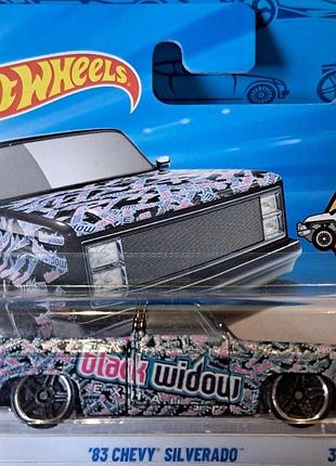 Hot wheels 2026 truckin' along '83 chevy silverado 3/5 42/250 jjj13 чеві сільверадо машинки базові колекційні хот вілс