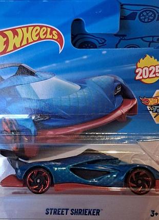 Hot wheels 2025 let's race street shrieker 3/5 66/250 jbc08 стріт шрайкер машинки базові колекційні хот вілс