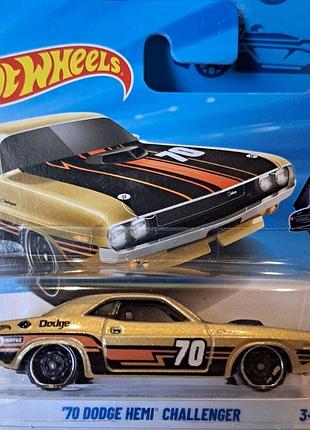 Hot wheels 2026 nightspeed '70 dodge hemi challenger 4/10 36/250 jjj07 додж машинки базові колекційні хот вілс