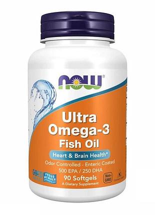 Now ultra омега-3 fish oil в мягких капсулах №90
