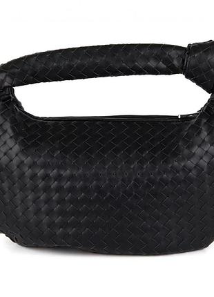 Сумка багет жіноча ботега safenta 58508 black