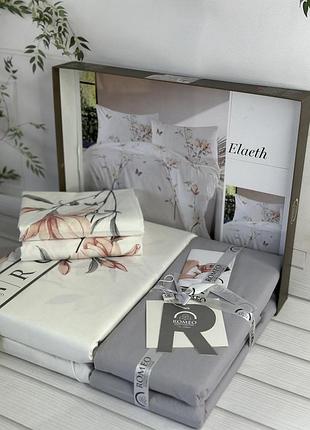 Poplin elaeth постель из поплин. евро размер. romeo home турция.