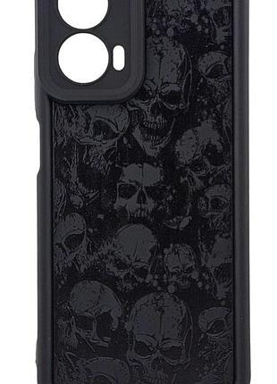 Чохол shock case print для motorola e14 бампер силіконовий з малюнком черепа