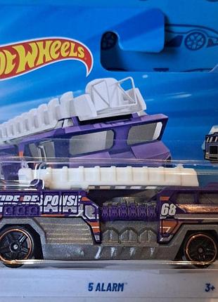 Hot wheels 2026 hw heavyweights 5 alarm 1/5 32/250 jjj03 пожежна машина машинки базові колекційні хот вілс