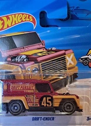 Hot wheels 2026 truckin' along drift-ender 1/5 13/250 jjh90 дріфт-ендер машинки базові колекційні хот вілс