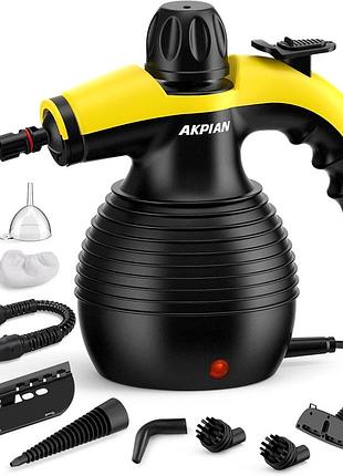 Многоцелевой пароочиститель akpian em-301 отпариватель высокого давления без химических веществ с 9 аксессуарами
