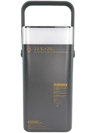 Повербанк с rgb powerbank remaxrpp-596 40000 mah 22.5w