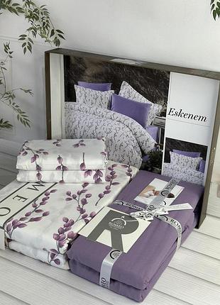 Poplin eskenem постель из поплин. евро размер. romeo home турция.
