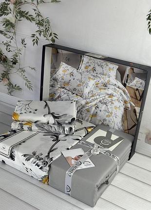 Nice сатиновое постельное белье. евро размер. romeo home турция.