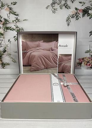Tensel percale koral сатиновое постельное белье. евро размер. romeo home турция.