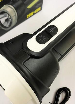 Фонарь прожектор переносной ch-22024-5w+cob, лампа для кемпинга яркая, портативная лампа для кемпинга hb-36