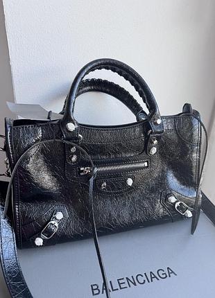 Сумка balenciaga шкіра