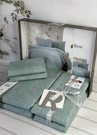 Poplin rem постіль з поплин. євро розмір. romeo home туреччина.