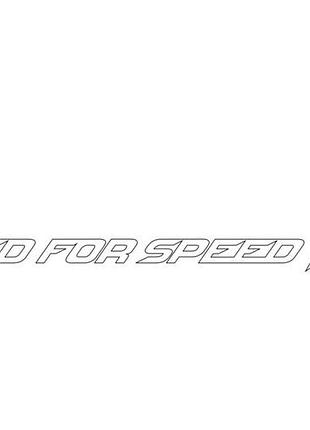 95см белая наклейки автомобиль кузов need for speed на стекло лобовое