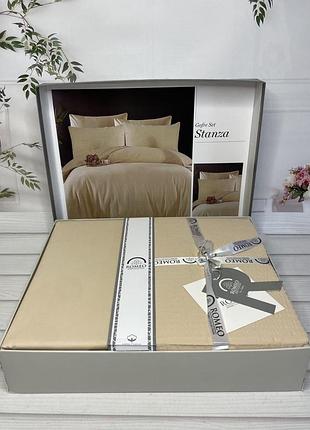 Stanza жатка, сатиновое постельное белье. евро размер. romeo home турция.