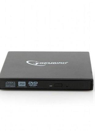 Зовнішній dvd-привід gembird dvd-usb-02, usb2.0