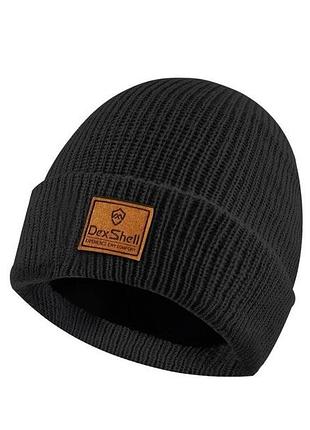 Водонепроницаемая шапка dexshell watch beanie one size (56-58 см) черная