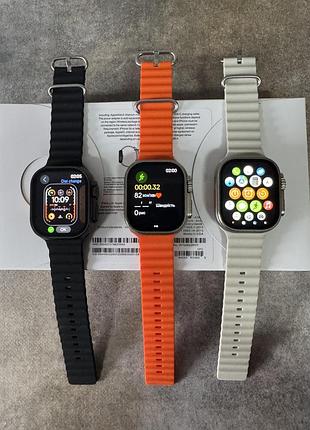 Смарт-годинник watch ultra 2 49 mm titanium white / сріблястий / розумний годинник smart watch + гарантія та ремінець в подарунок
