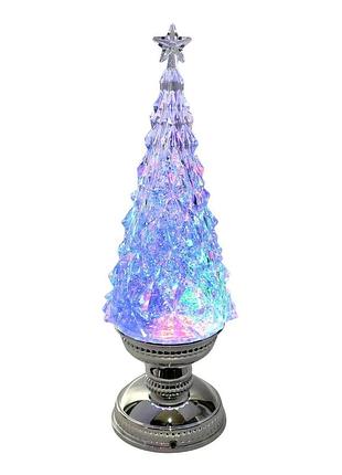 Світильник-декор новорічний діамантова ялинка led hc-s043 usb-кабель aaх3 (12.3x12.3x35.5см)
