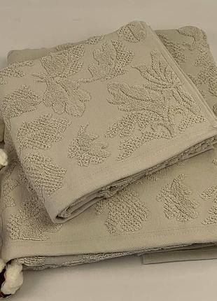 Набір рушників pupilla 2шт nirvana light beige