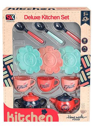 Набір іграшкового посуду чайний сервіз на 3 особи sk38c
