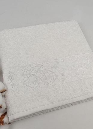 Рушник philippus moss cotton 70x140 mary білий (a555)