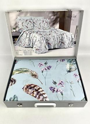Постільна білизна maison d'or тенцел 200х220 orchid light blue