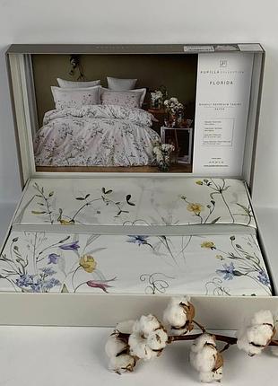 Постільна білизна pupilla collection сатин 200х220 florida