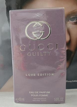 Вада парфумована gucci love edition edp 50ml для жіноk