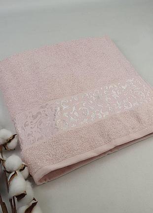 Рушник philippus super cotton 70x140 ruby рожевий (a505)