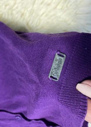 Nump-свитер накидка  -свитер фиолетового цвета2 фото